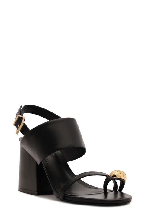 Mandy Ankle Strap Block Heel Sandal (Women)