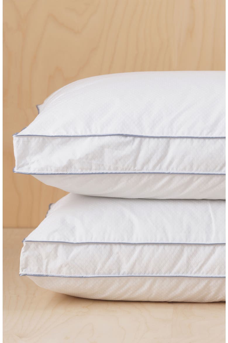 Cooling Gusseted Pillow, Alternate, color, WHITE