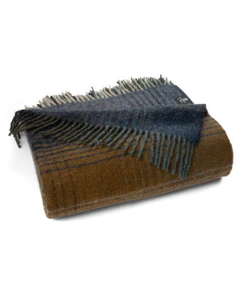 Highland Tweeds Shetland Lambswool Ombre Throw