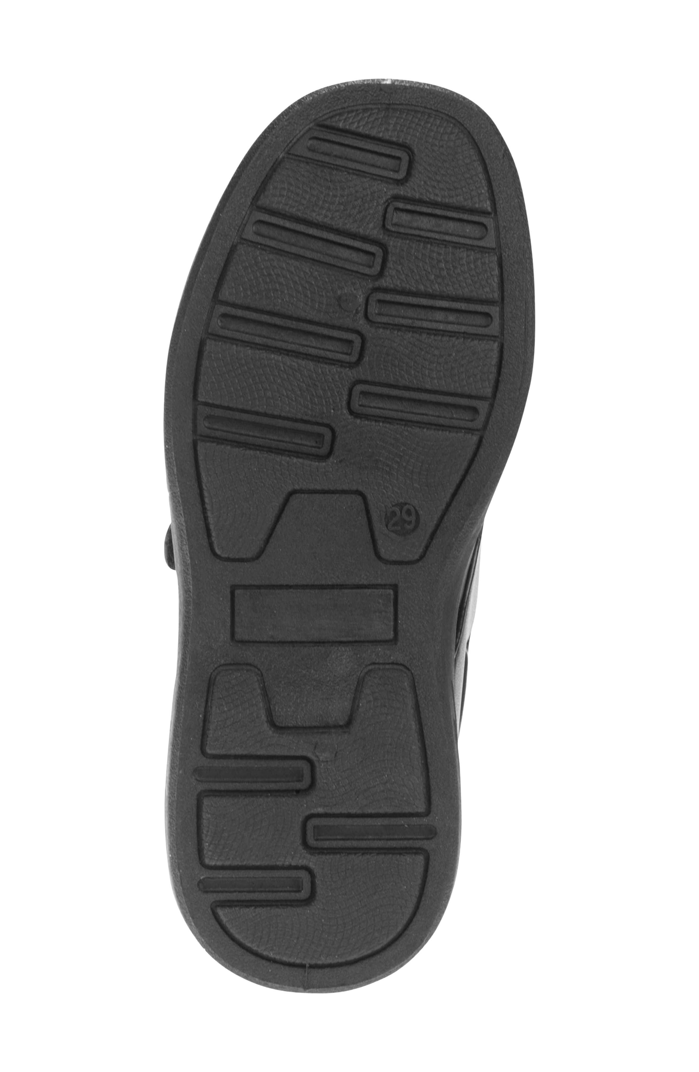 Kids' School Monk Strap Shoe, Alternate, color, BLACK