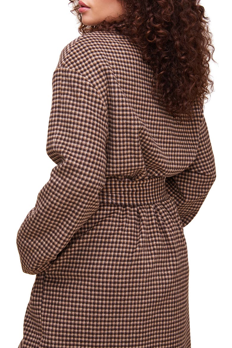 Roxanne Belted Coat, Alternate, color, MOCHA MULTI