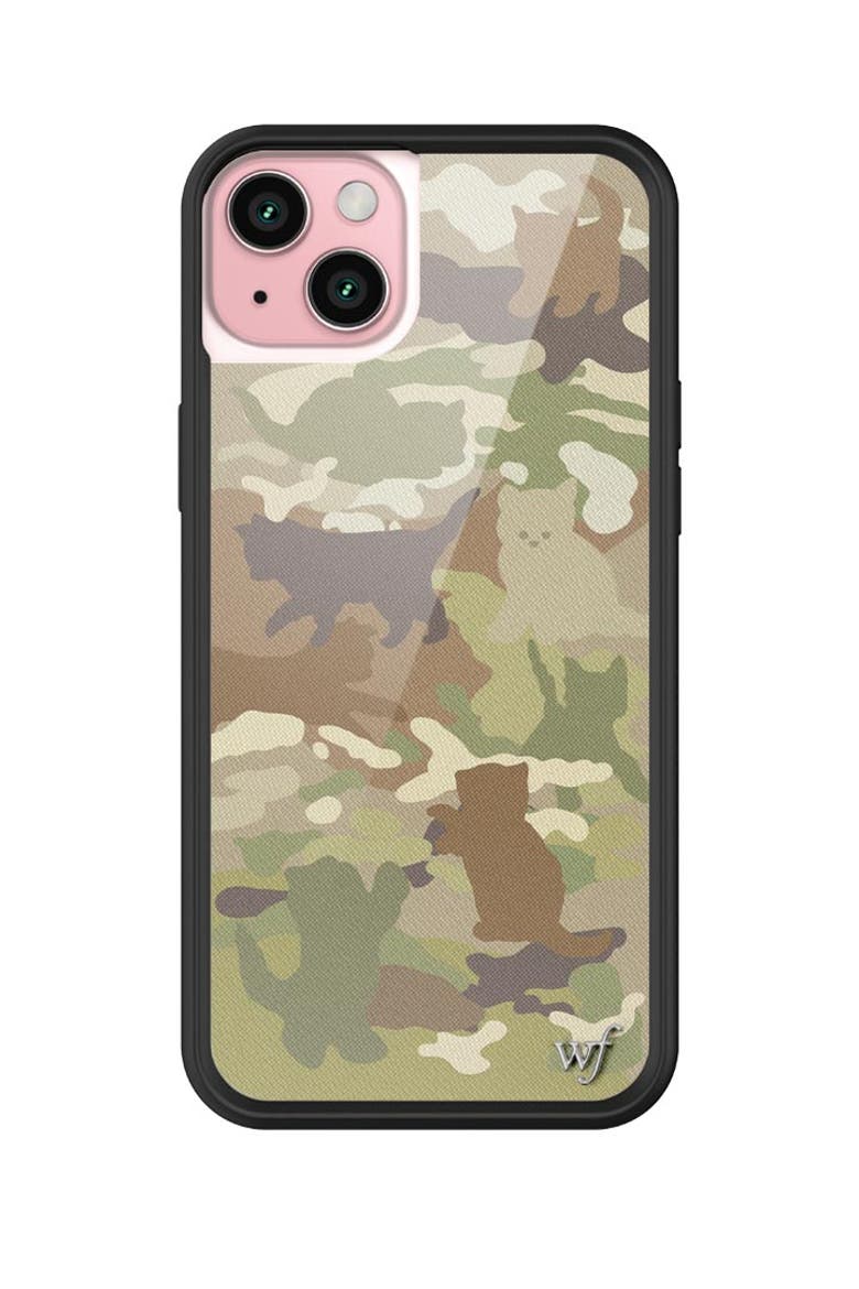 Cat Camo iPhone Case, Alternate, color, Camo