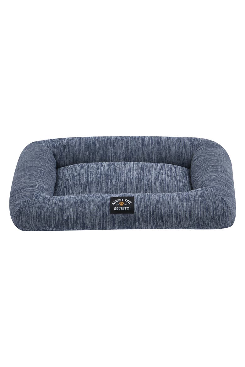 Sleepy Tail Society 16-Inch Cooling Pet Bed, Alternate, color, BLUE