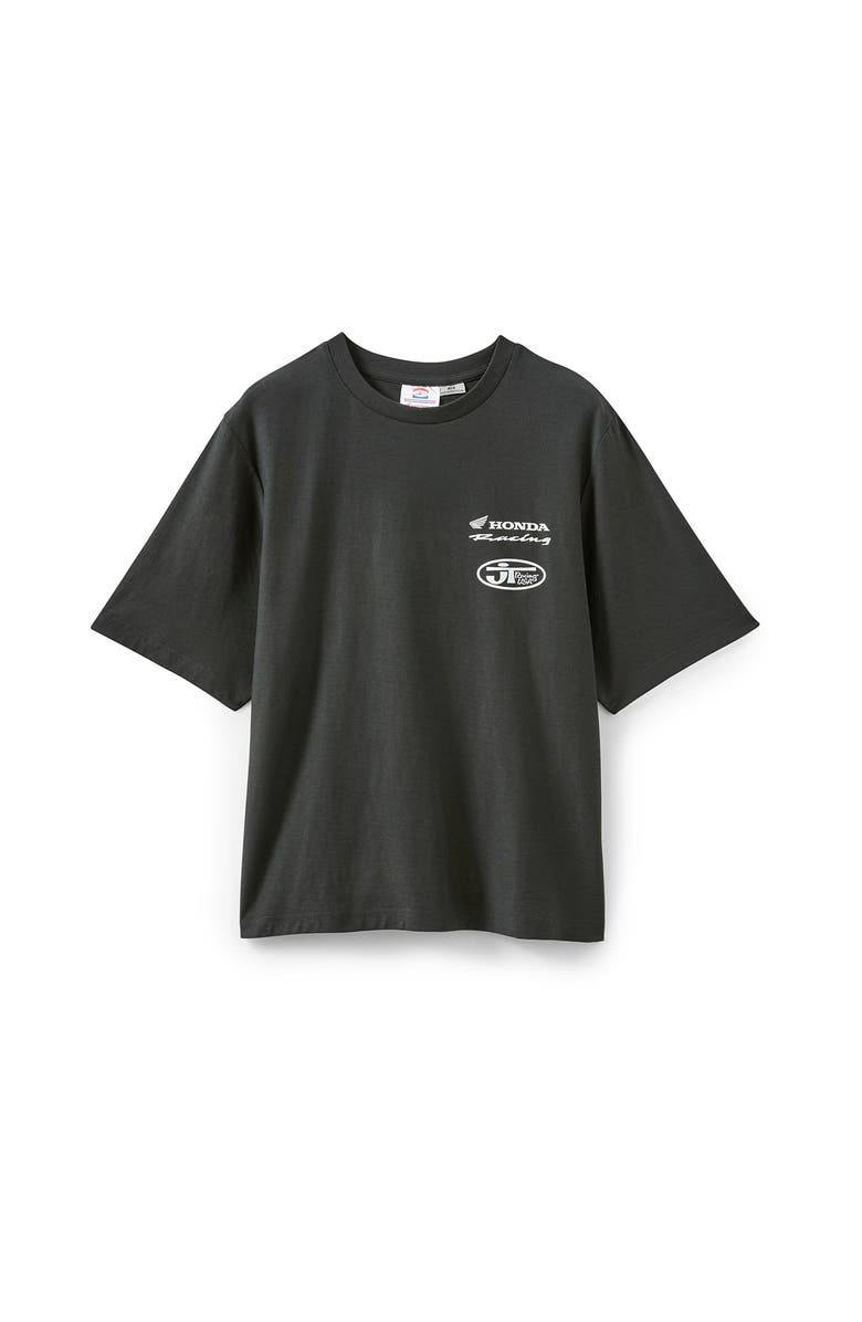 Cotton On Men's Cropped Fit Honda X Jt Racing T-Shirt, Main, color, 