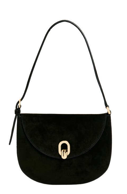 Tondo Suede Hobo Bag