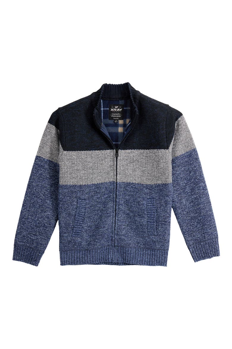 Kids' Colorblock Full Zip Sweater video