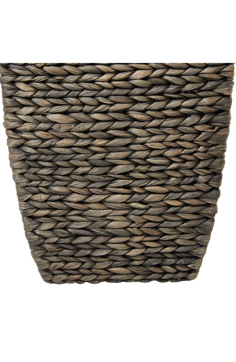 SONOMA SAGE HOME Dark Brown Seagrass Handmade Storage Basket with Liner & Matching Top - Set of 2, Alternate, color, Brown