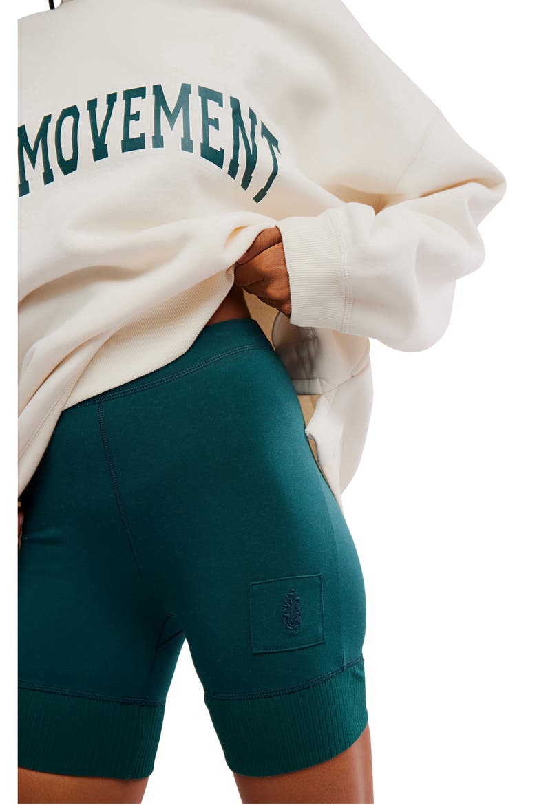 FP Movement Victory Sweatshirt & Shorts Set, Alternate, color, IVORY COMBO