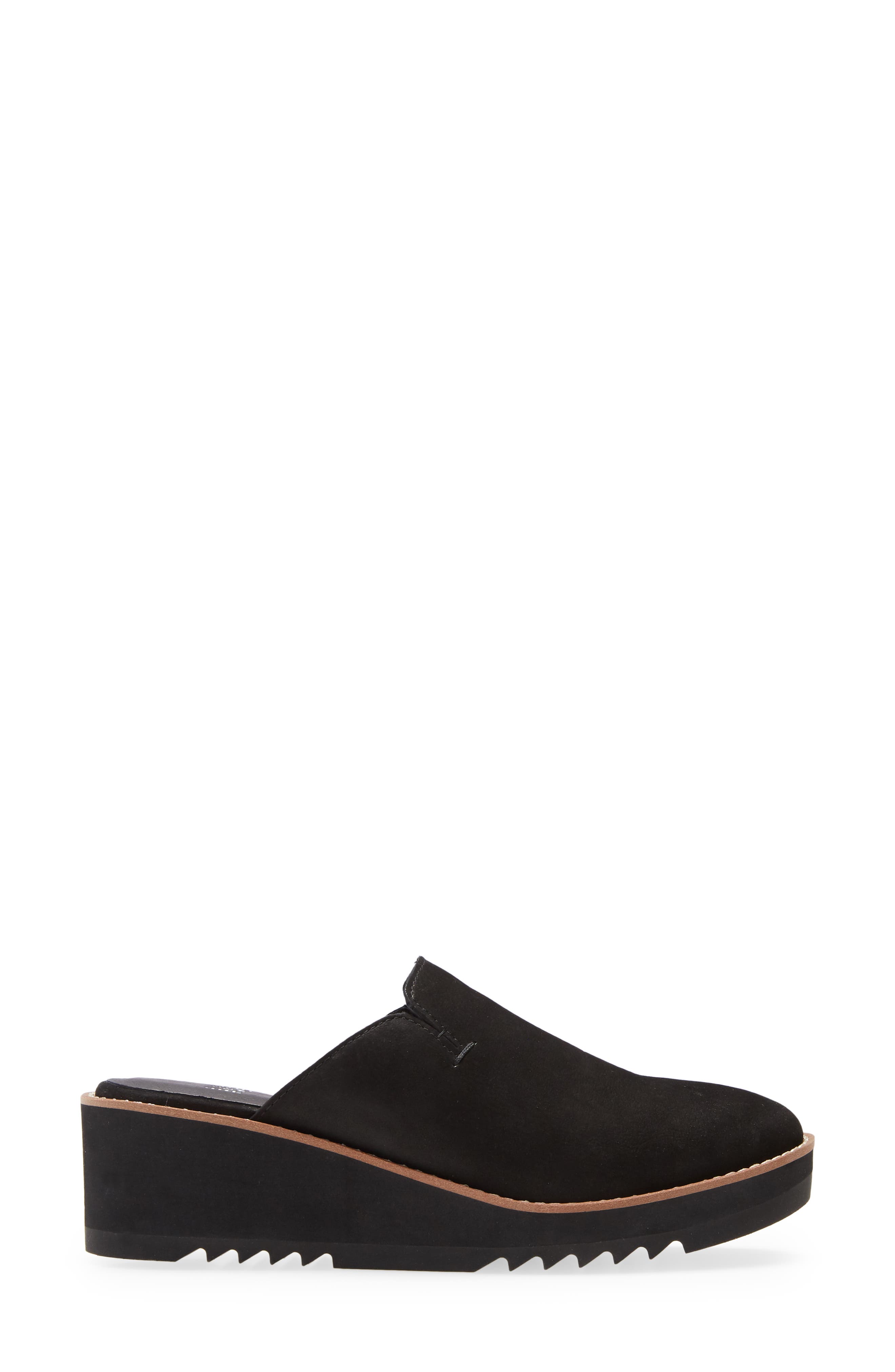 Eileen Fisher Loti Suede Clog, Alternate, color, 