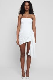 LEAU Solara Satin Corset Dress