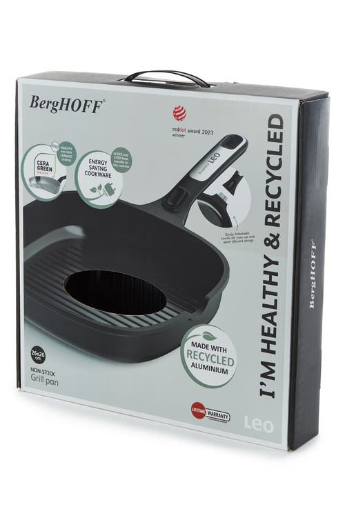 Berghoff Leo Phantom 10.25-inch Grill Pan In Black