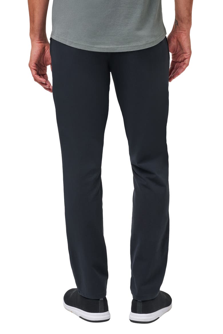 Legacy Stretchknit Flat Front Chinos, Alternate, color, BLACK