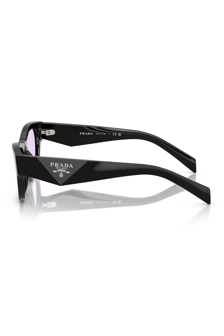 52mm Butterfly Polarized Sunglasses, Alternate, color, VIOLET