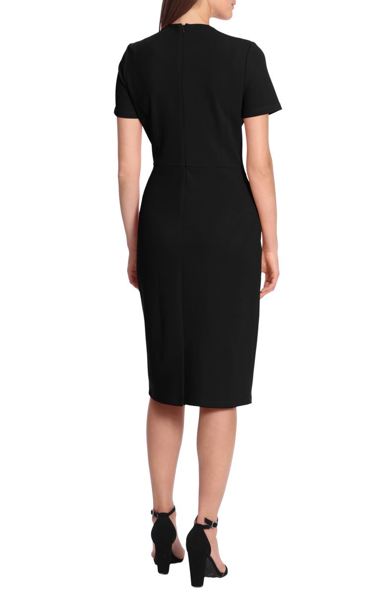 Maggy London Surplice Short Sleeve Sheath Dress, Alternate, color, 