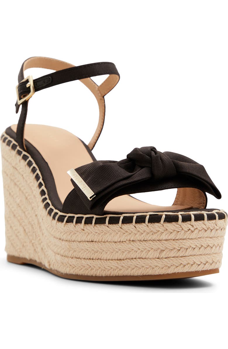 Ted Baker London Gia Espadrille Sandal, Main, color, Black