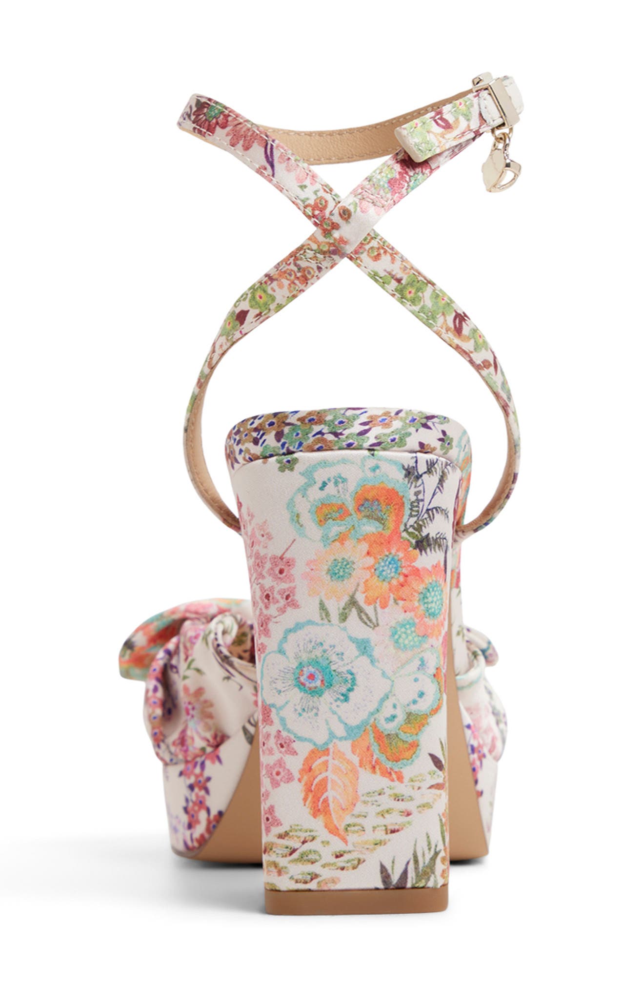 Ted Baker London Hallie Ankle Strap Platform Sandal, Alternate, color, Floral