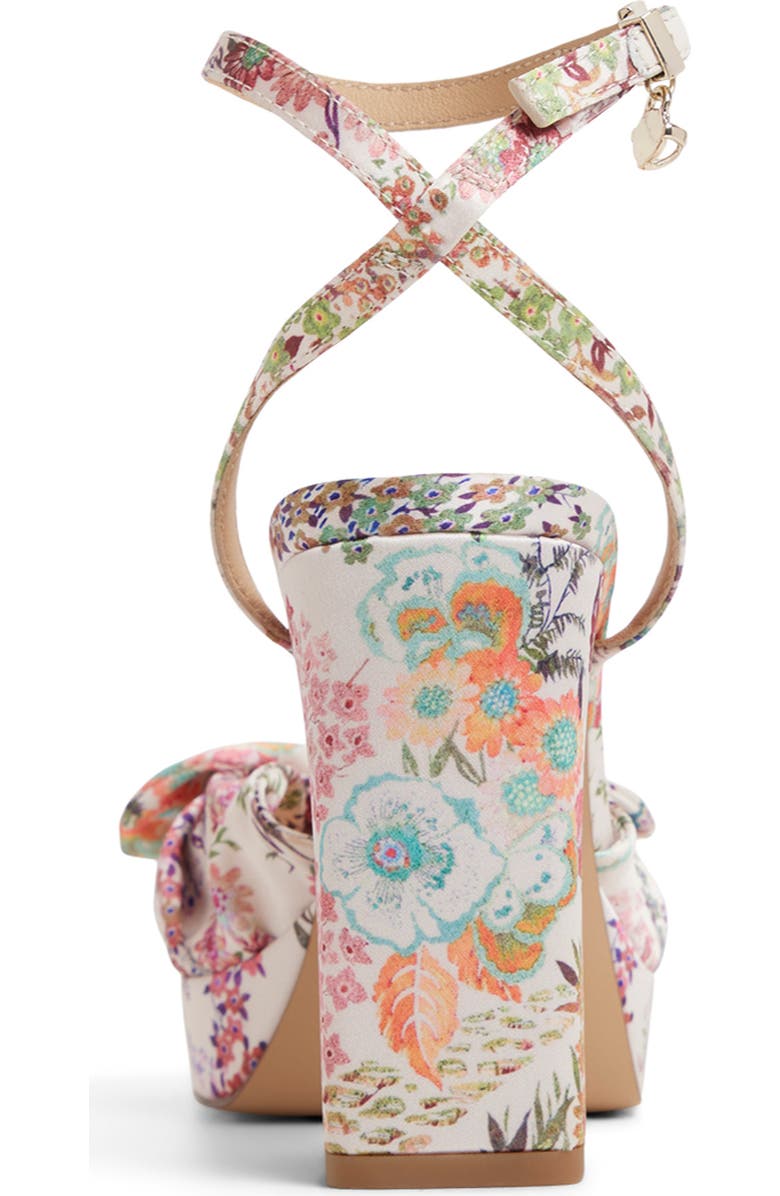 Ted Baker London Hallie Ankle Strap Platform Sandal, Alternate, color, Floral