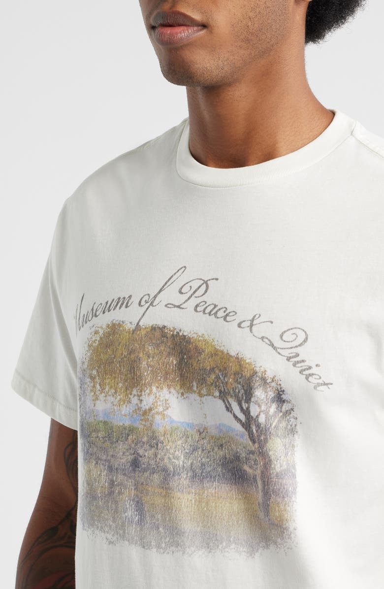 Museum of Peace 
Quiet Scenic Graphic T-Shirt, Alternate, color, White