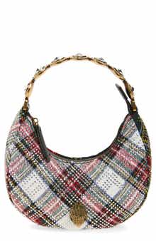 Kurt Geiger London Small Octavia Twill Shoulder Bag