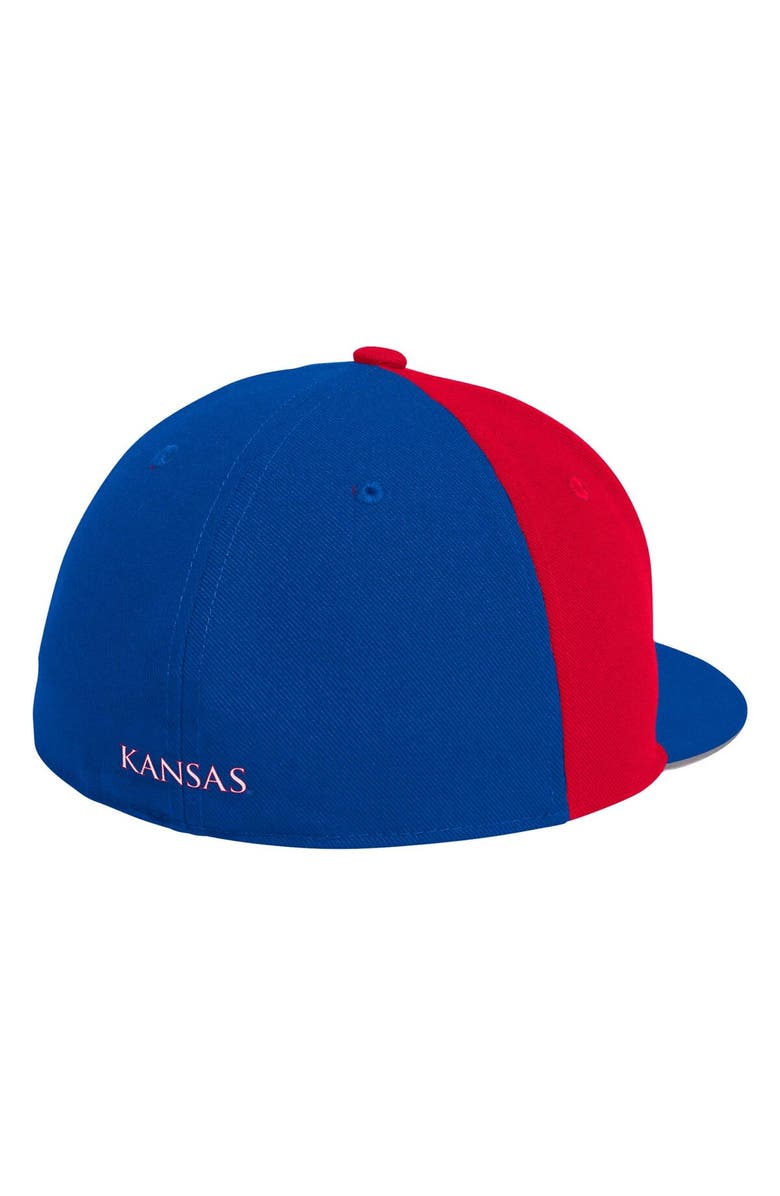 adidas Men's adidas White Kansas Jayhawks On-Field Baseball Fitted Hat, Alternate, color, White