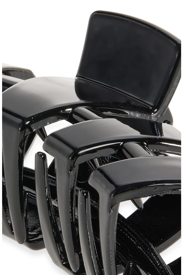 Medium Classic Claw Clip, Alternate, color, JET BLACK