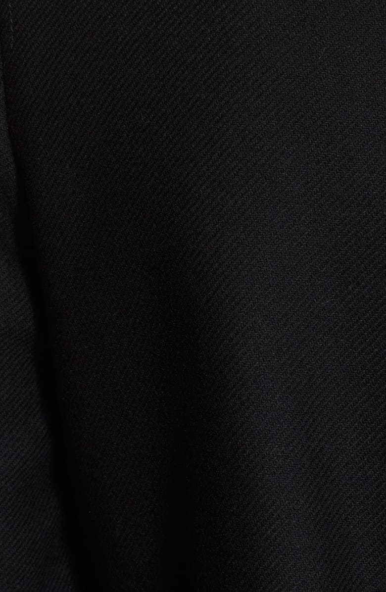 Burberry Brit 'Littleford' Embellished Collar Gabardine Coat, Alternate, color, 