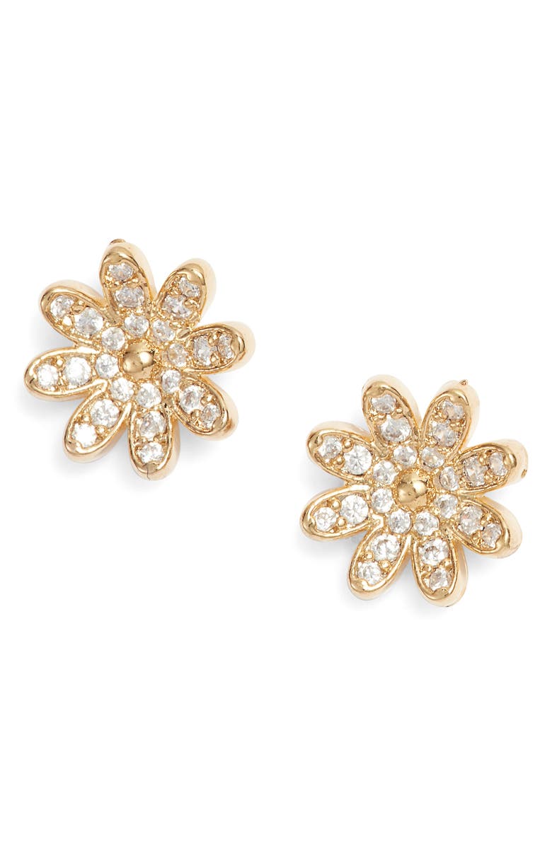 Estella Bartlett Spring Daisy Stud Earrings, Main, color, 