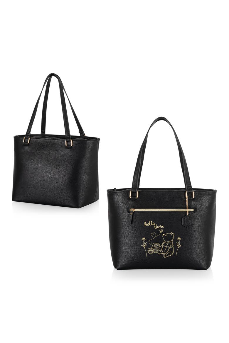 x Disney® Winnie the Pooh Uptown Cooler Tote Bag, Alternate, color, BLACK