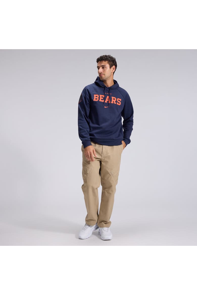 Men's Nike  Navy Chicago Bears 2026 Rivalries Collection Dri-FIT Pullover Hoodie, Alternate, color, Navy