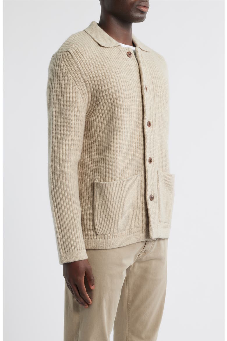 Kite Merino Wool Cardigan, Alternate, color, BONE