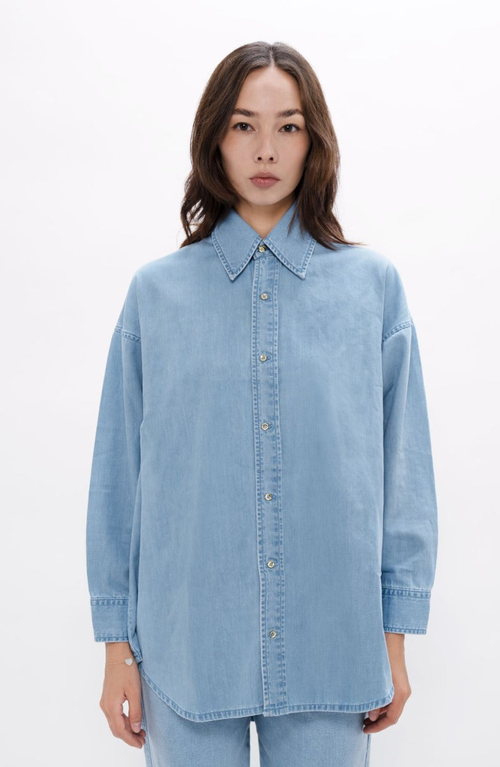 1People-US Louisiana Classic Denim Shirt in Sky Blue  product