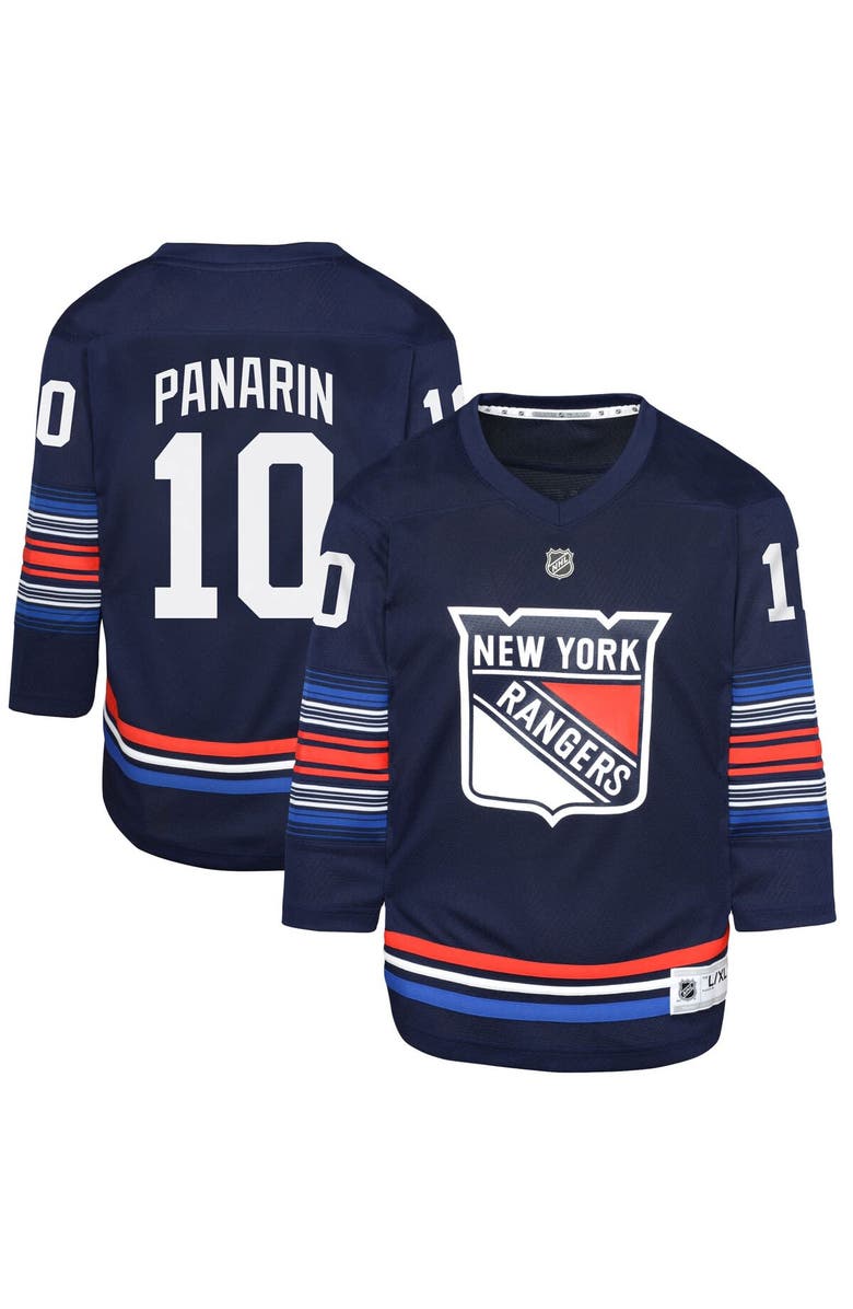 Outerstuff Youth Artemi Panarin Navy New York Rangers Alternate Replica Player Jersey, Main, color, Navy