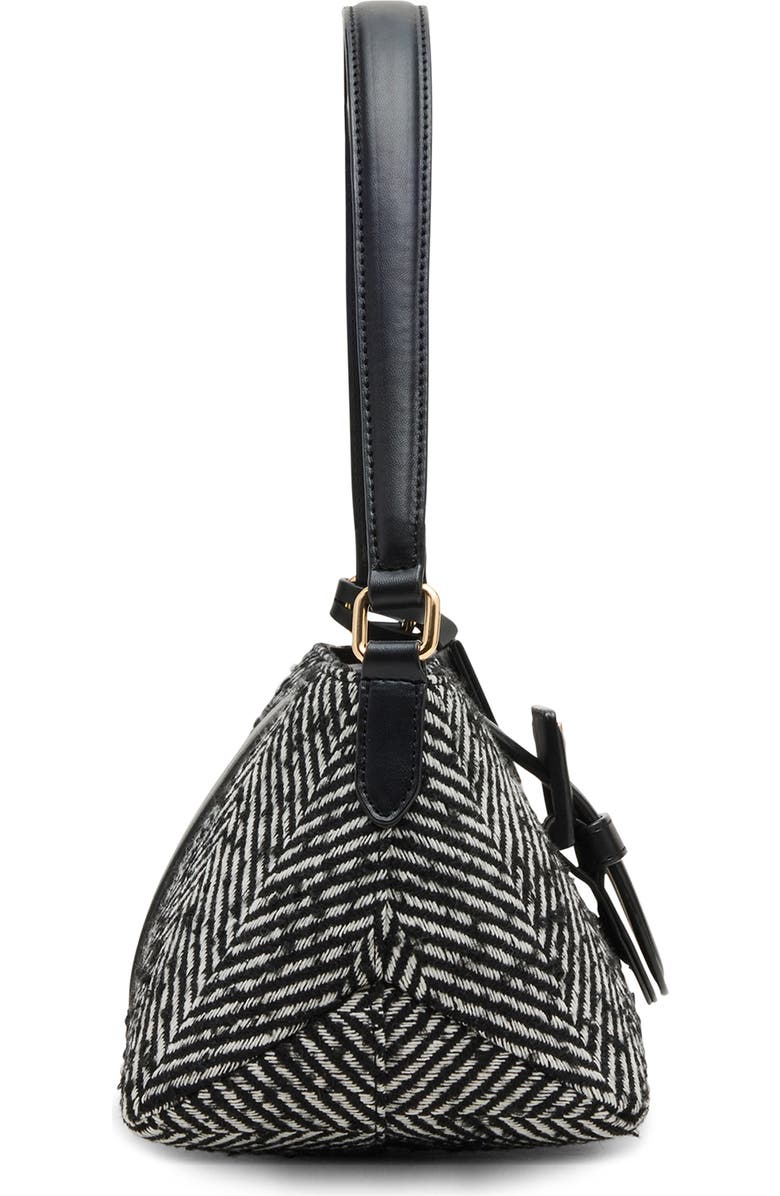 Anne Klein East/West Shoulder Bag, Alternate, color, Black/Black-White