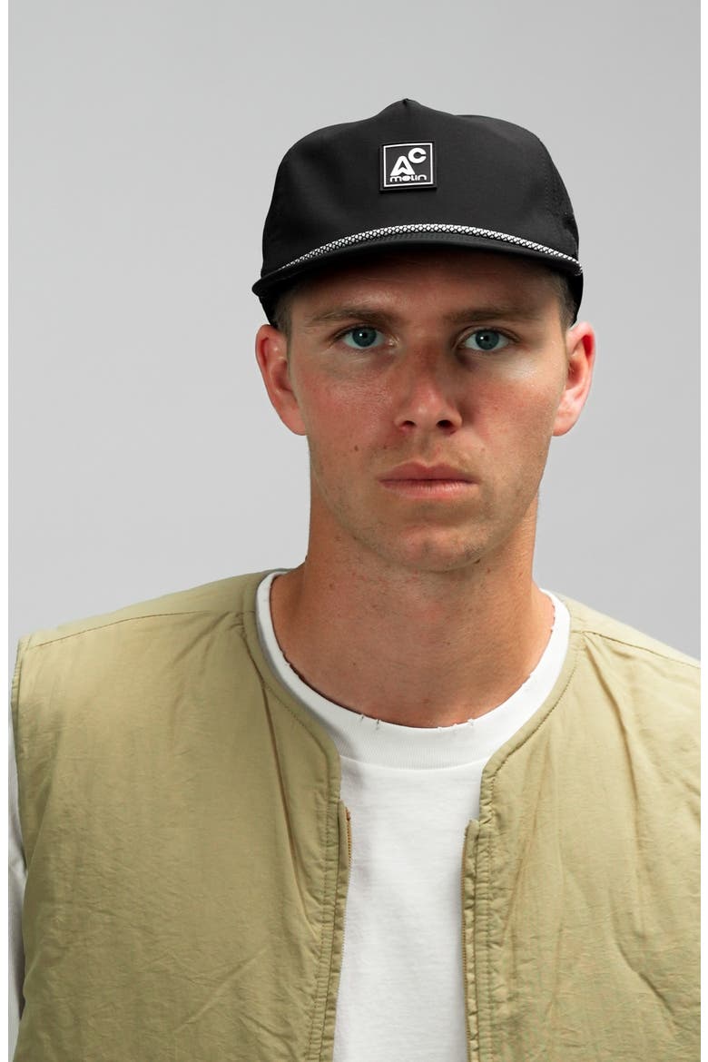 Coronado Packable Hydro Snapback Ball Cap, Alternate, color, BLACK