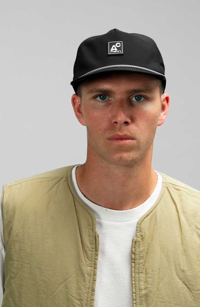 Melin Coronado Packable Hydro Snapback Ball Cap, Alternate, color, Black