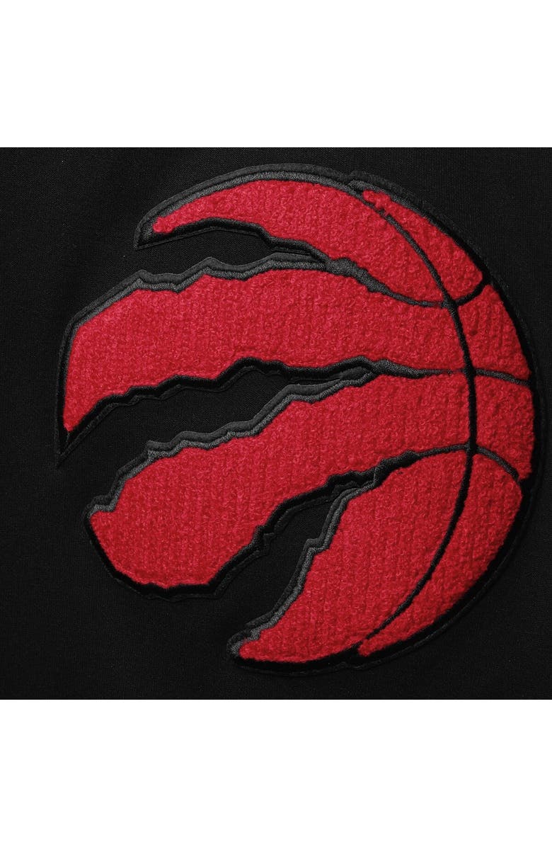 PRO STANDARD Men's Pro Standard Black Toronto Raptors Chenille Team Pullover Hoodie, Alternate, color, Black