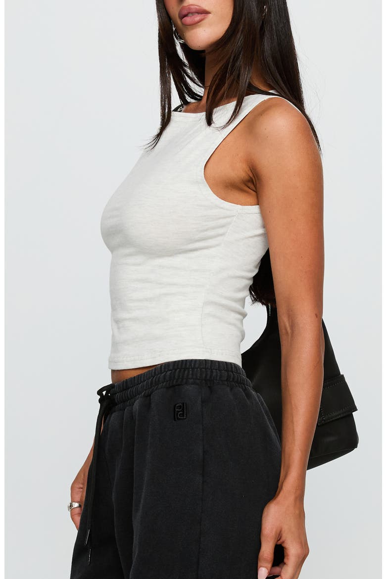 Bleeker Marl Sleeveless Top, Alternate, color, GREY MARLE