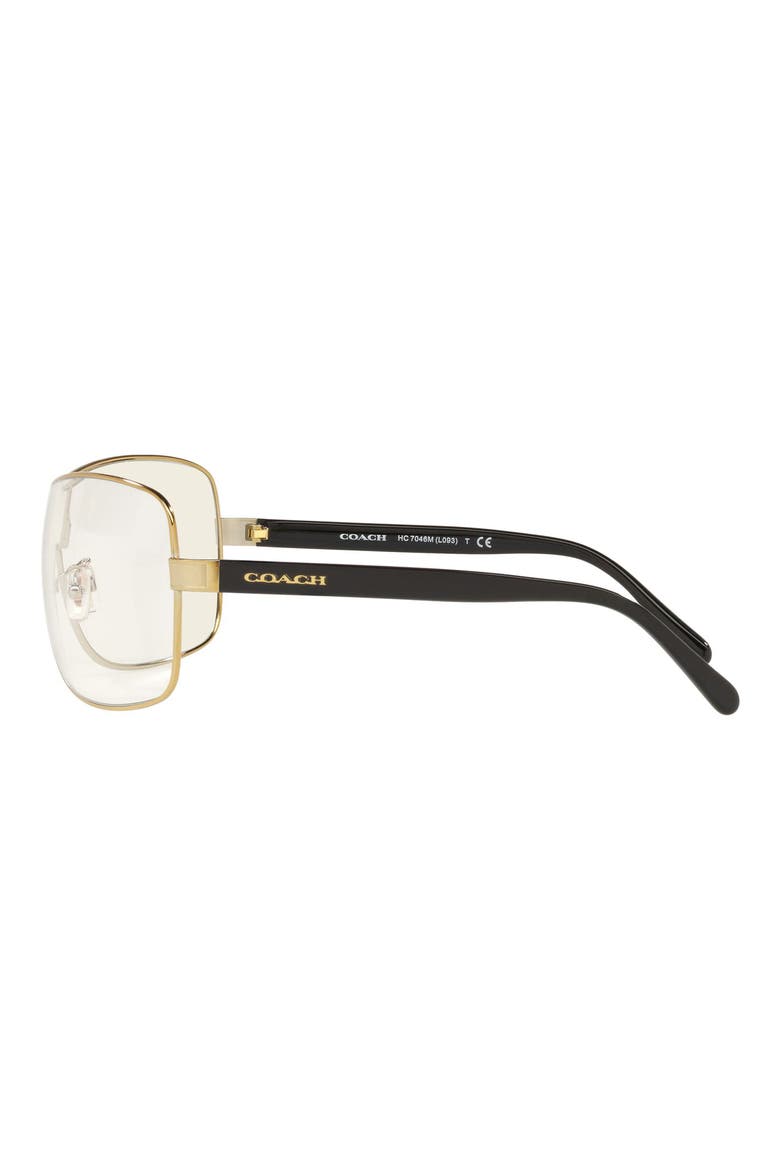 Shield Sunglasses, Alternate, color, GOLD MIR