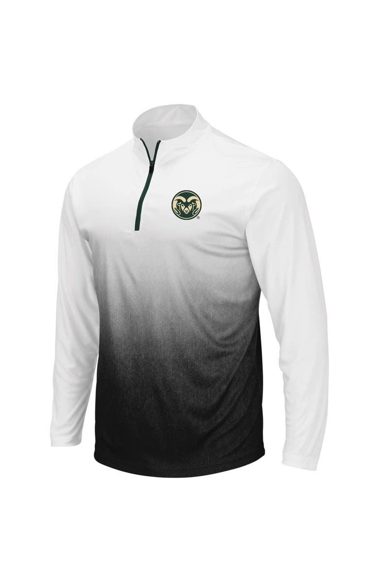 COLOSSEUM Men's Colosseum Gray Colorado State Rams Magic Team Logo Quarter-Zip Jacket, Alternate, color, Gray