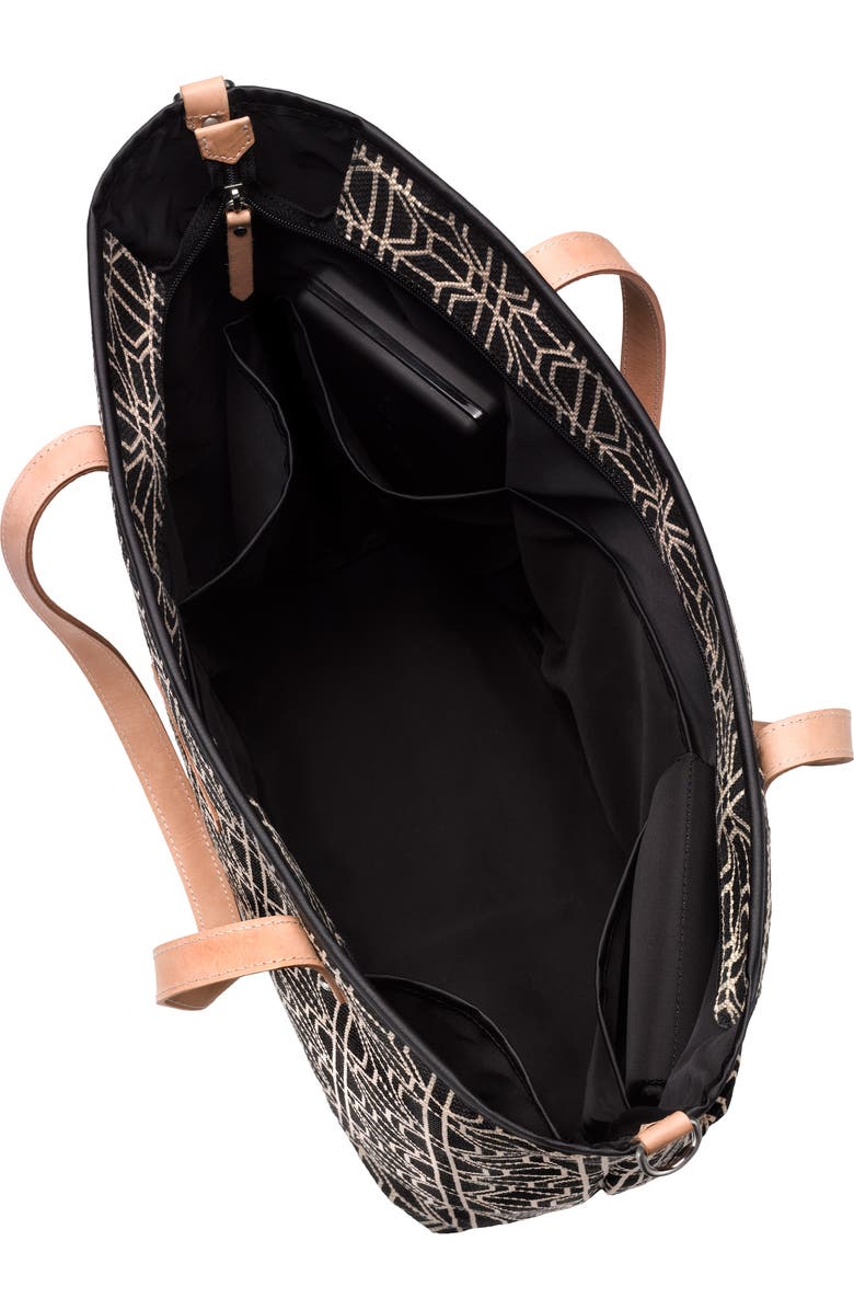 Petunia Pickle Bottom 'Downtown' Glazed Canvas Tote, Alternate, color,