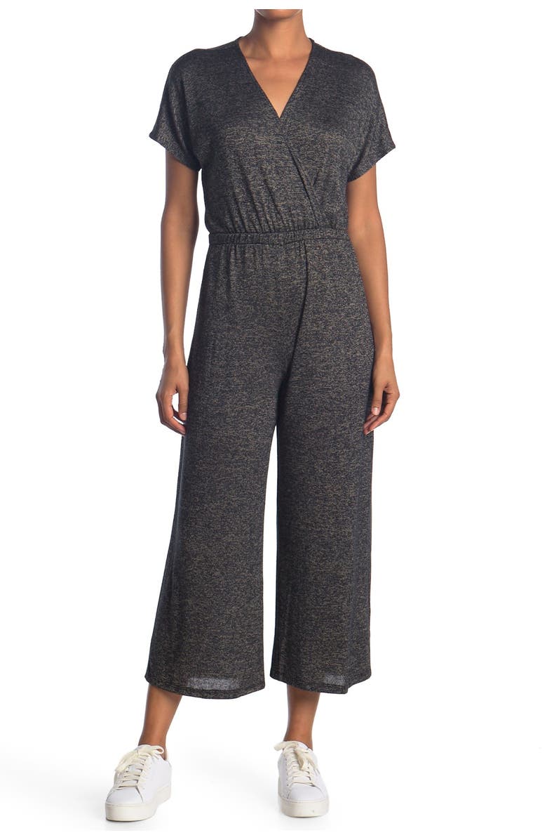 VANITY ROOM Knit Hacci Surplice Jumpsuit, Alternate, color,