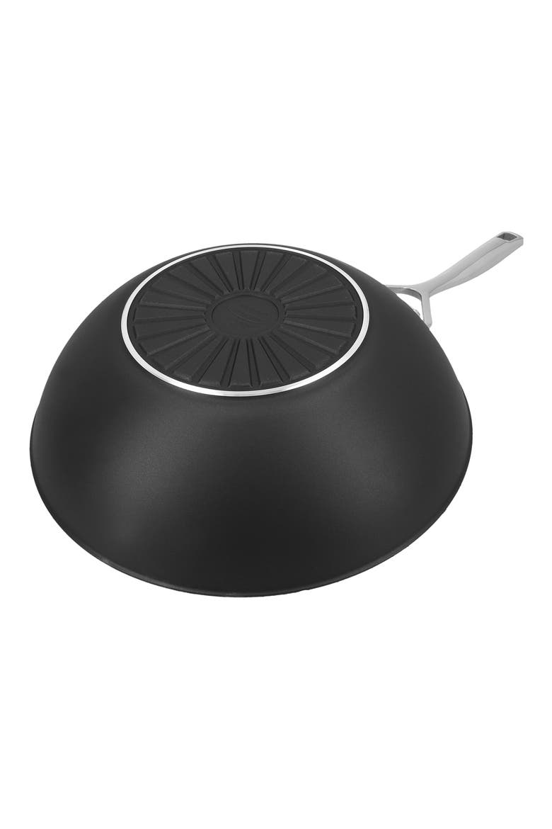 Alu Pro 5 12-Inch Ceramic Nonstick Wok, Alternate, color, BLACK