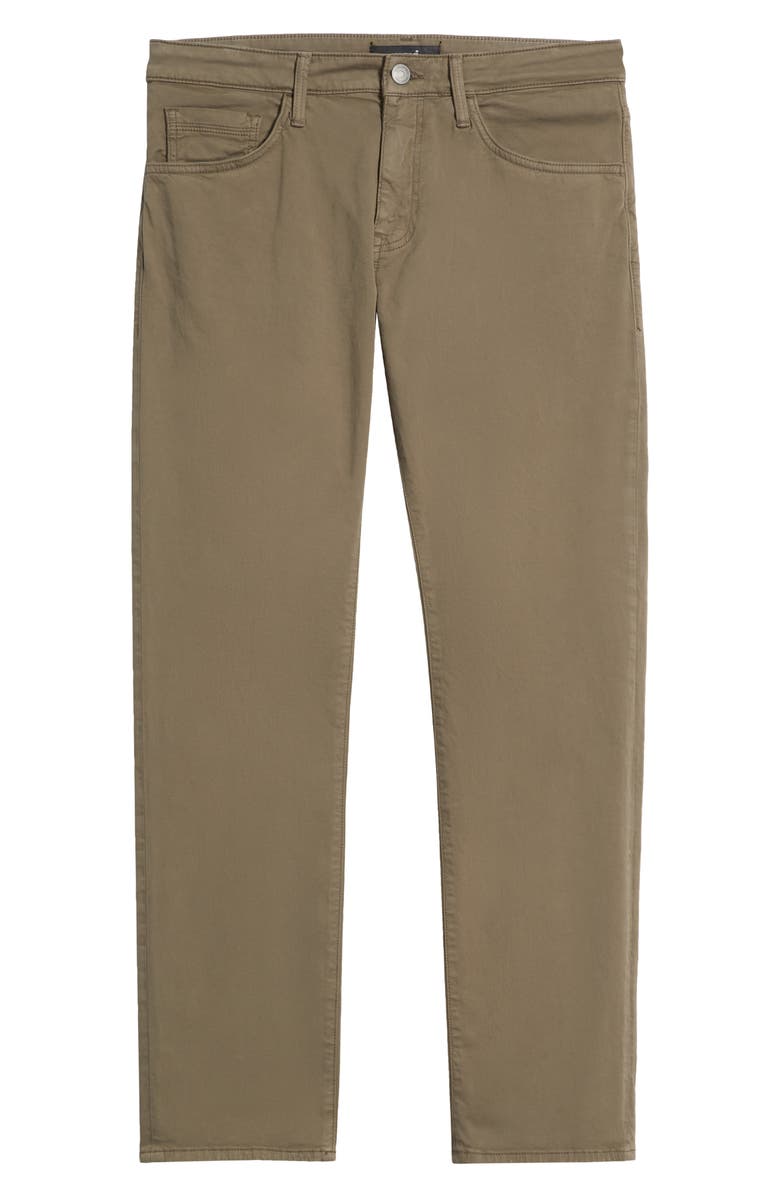 Mavi Jeans Zach Straight Leg Twill Pants, Alternate, color, Moss Twill
