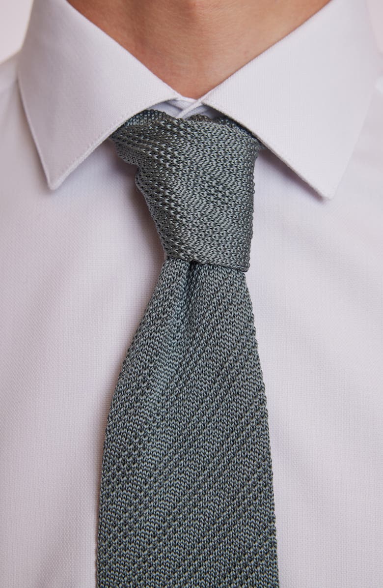 PAISLEY & GRAY Stanley Solid Knit Tie, Alternate, color, Green