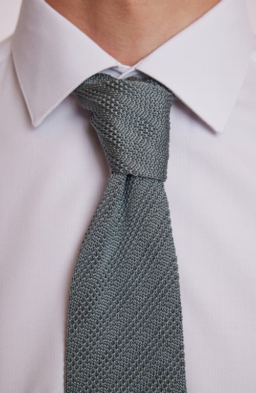 Paisley & Gray Stanley Solid Knit Tie In Green