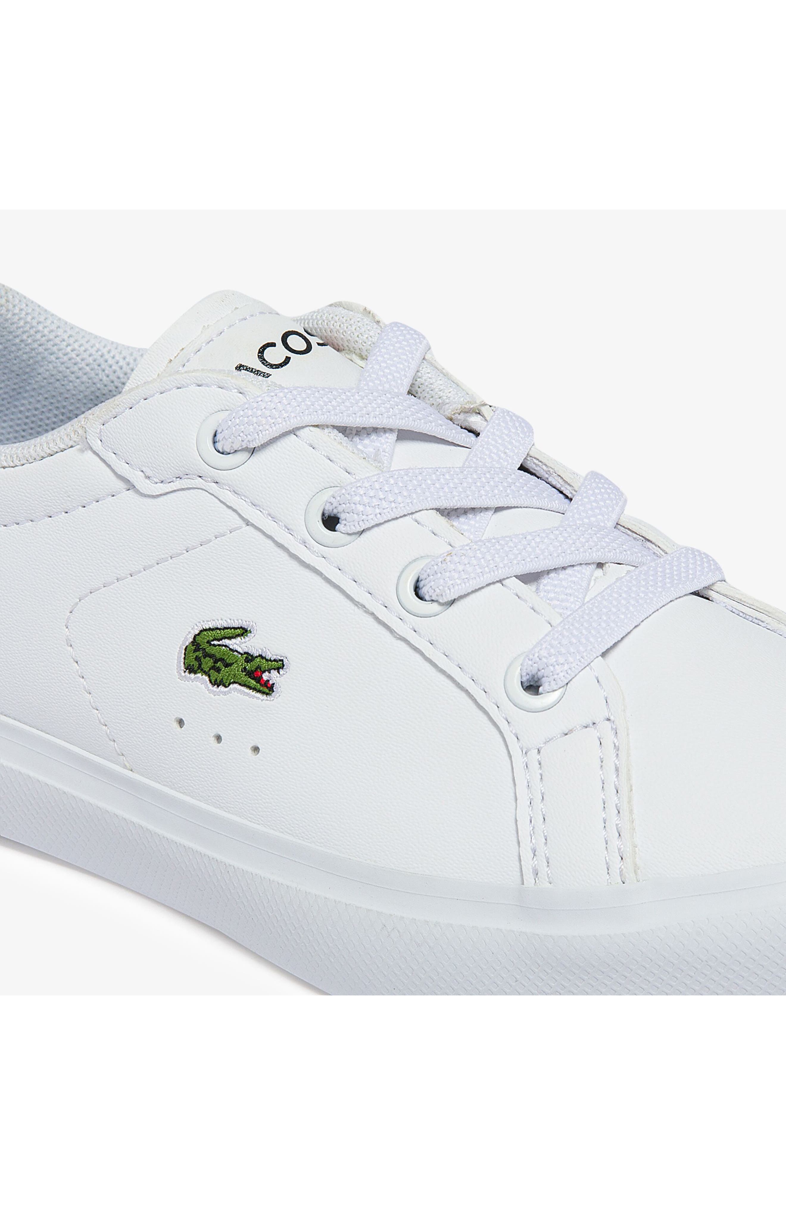 Lacoste Kids' Powercourt Sneaker, Alternate, color, White/ White
