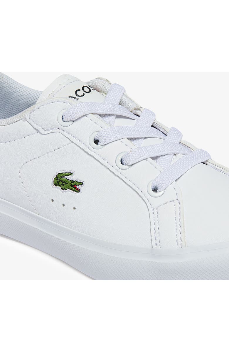 Lacoste Kids' Powercourt Sneaker, Alternate, color, White/ White