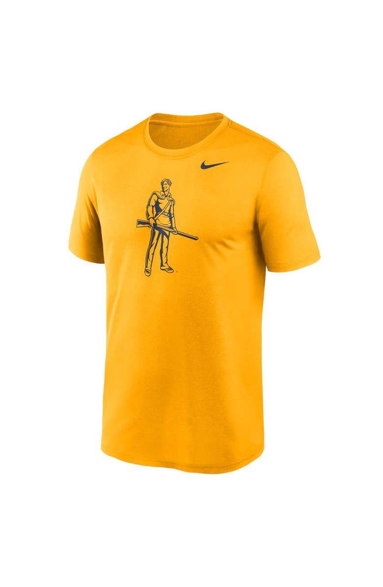 Nike Men's Nike Gold West Virginia Mountaineers Primetime Legend Alternate Logo T-Shirt, Alternate, color, Gold