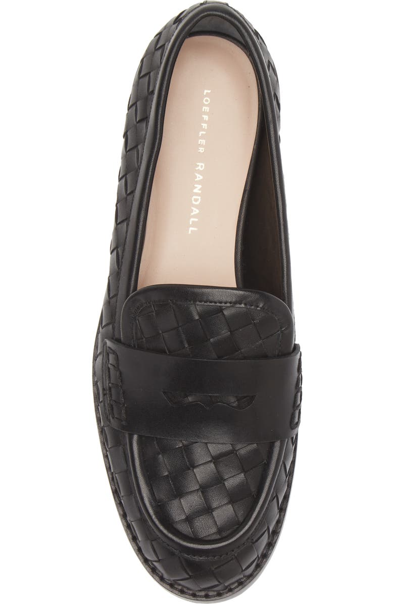 Loeffler Randall Rachel Basketweave Loafer, Alternate, color,