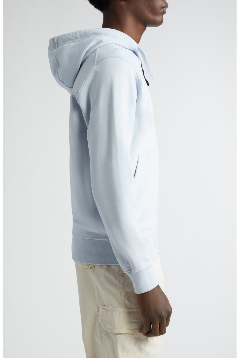 Felpa Zip Hoodie, Alternate, color, SKY BLUE
